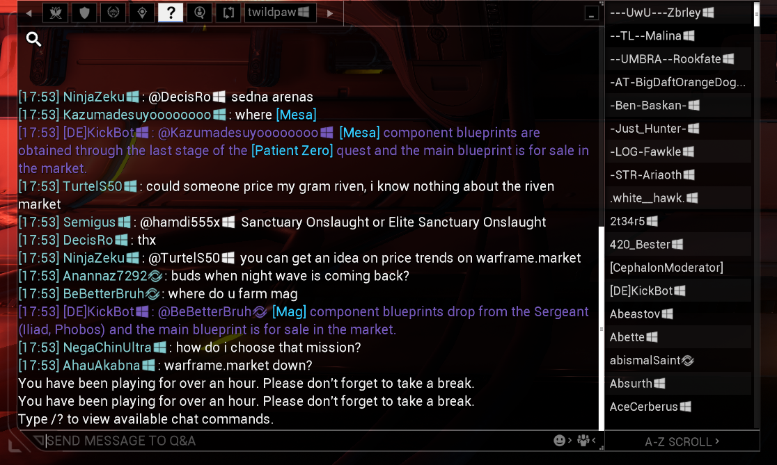 The Tenno Accord